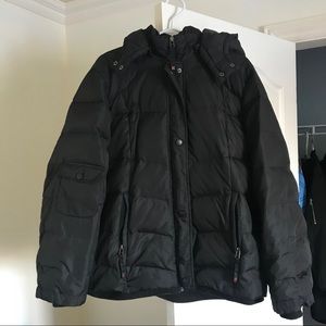 Black Puffer Jacket Coat perfect for Winter